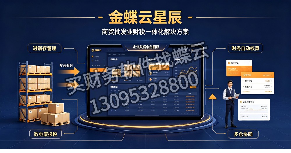商贸批发企业进销存软件怎么选？深度拆解金蝶云星辰，附昆明本地服务指南